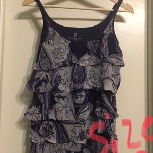 Casual purple tank top